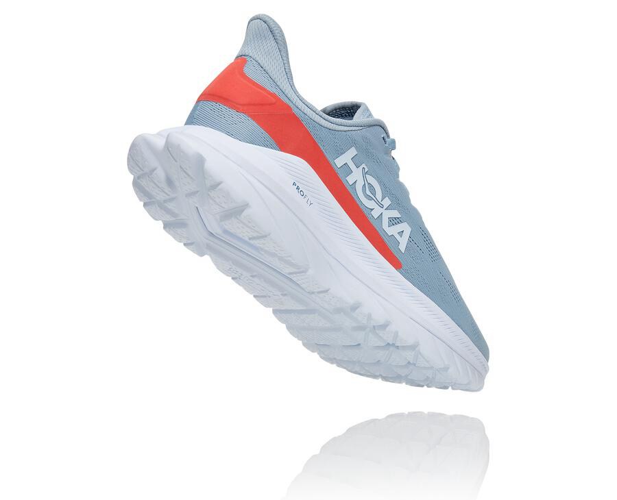 Hoka One One Løbesko Dame - Mach 4 - Blå/Hvide - 123456ZHJ